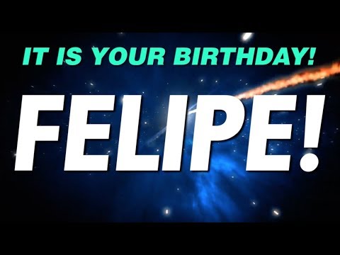 HAPPY BIRTHDAY FELIPE! This is your gift.