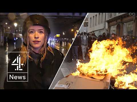 On the streets of Paris as protests erupt across France
