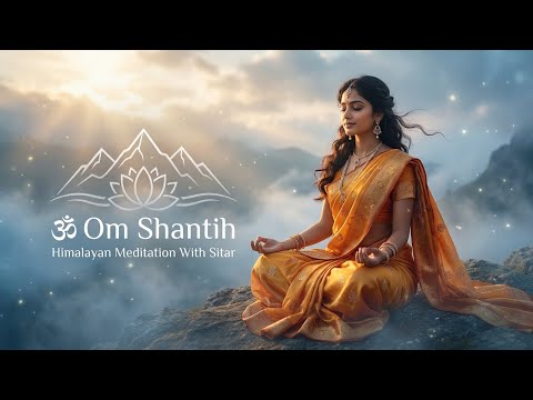 🕉️ OM SHANTIH: Himalayan Peace Meditation | Sitar Sacred Flute for Anxiety Relief & Inner Stillness