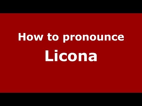 How to pronounce Licona (Colombian Spanish/Colombia)  - PronounceNames.com