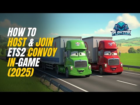 How to Host & Join ETS2 Convoy In Game (2026) @theplayzor