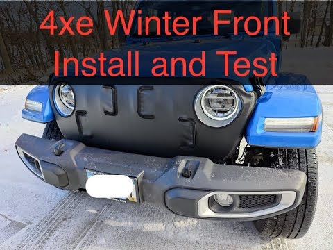 Jeep Wrangler 4xe Winter Front Install
