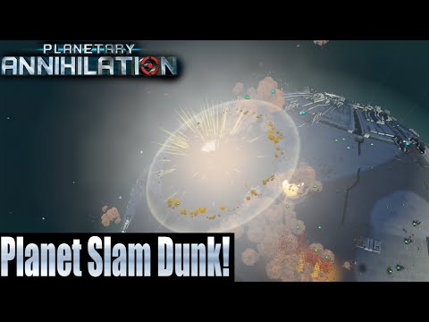 Planetary Annihilation 10 Player FFA - Planet Slam Dunk!