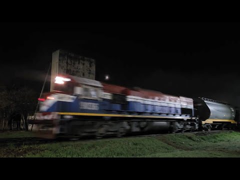 [4K] Tren de tolvas graneras de NCA con destino a General Deheza pasando por Marcos Juárez!!!!!!
