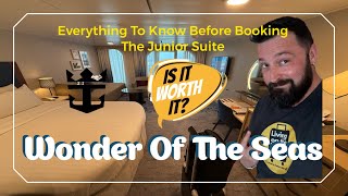 Everything to know about the Junior Suites on Wonder Of The Seas | Full Tour & Review | 4K