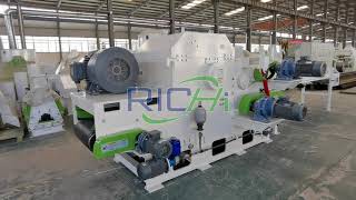 Richi Machinery Big Capacity High Efficiency Drum Wood Chipper Crusher Machine for Sale