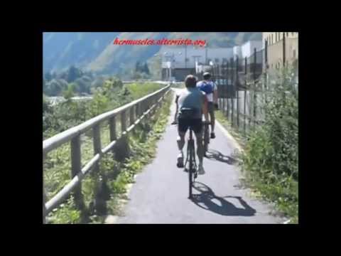 women muscular calves in bike 136