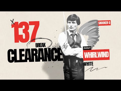 JIMMY WHITE | WHIRLWIND CLEARANCE | 1987 MASTERS HIGHLIGHTS