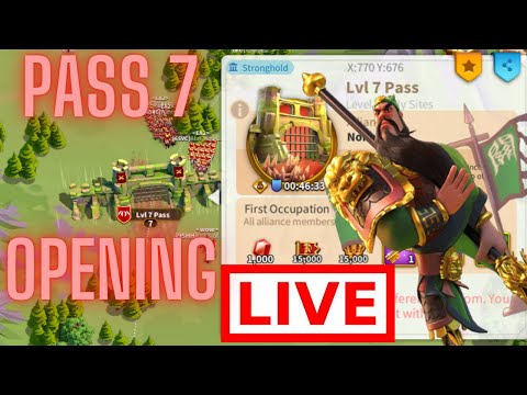 PASS 7 OPENING LIVE! Earth VS. Wind Heroic Anthem Season of Conquest Rise of Kingdoms