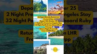 KimLuxia Travels Best Travel Deals This Week Ep 11 #travel #cruise #holiday #shorts #dotw #fyp