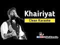 Khairiyat Karaoke | Arijit Singh | Chhichhore | BhaiKaraoke
