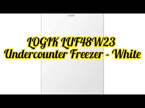 LOGIK LUF48W23 Undercounter Freezer - White unboxing from curry’s affordable price