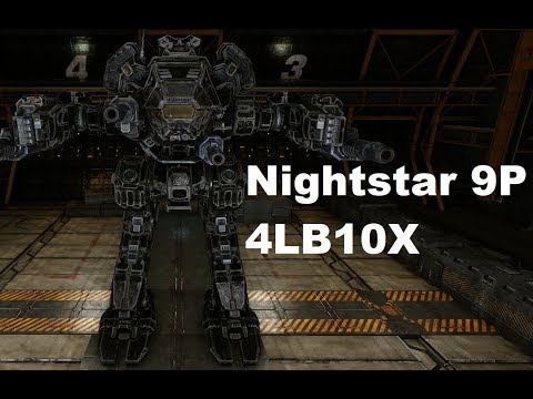 Mechwarrior Online : NSR-9P "X weapon" (4xLB10X, STD295)