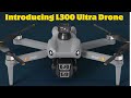 Квадрокоптер L300 Ultra - дрон з HD-камерою, FPV 5G, GPS, уникненням перешкод, пультом із сенсорним екраном, до 500 м, до 28 хвилин у сумці