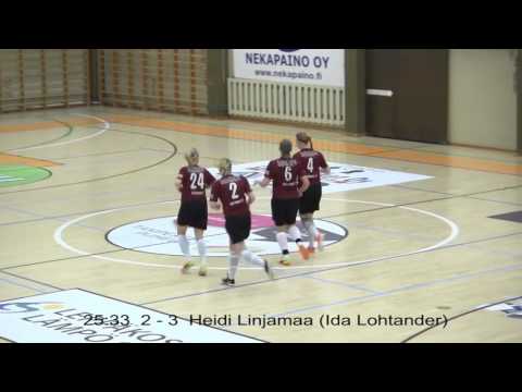 Naisten futsal-liiga 2016-2017 / FC Nokia vs. Ylöjärven Ilves maalikooste 23.2.2017