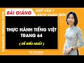 Thực hành tiếng Việt trang 64 Ngữ văn lớp 7 Chân trời sáng tạo