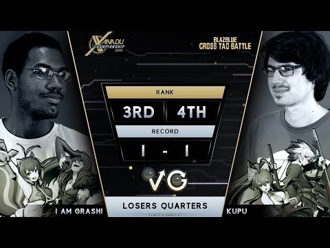 XCS FGC Finals BB:CTB -  Kupu Vs.  iamgrashi - BlazBlue: Cross Tag Battle Losers Quarters