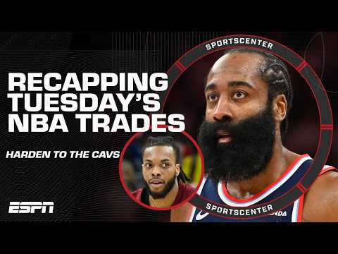 REACTION to Cavaliers trading for James Harden 👀 How will he fit in Cleveland⁉️ | SportsCenter