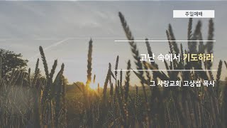[주일예배] 2020.04.05 고난 속에서 기도하라