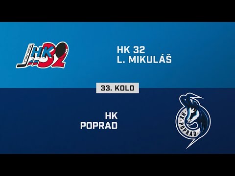 33. kolo: HK 32 Liptovský Mikuláš – HK Poprad 4:1 (HIGHLIGHTY)