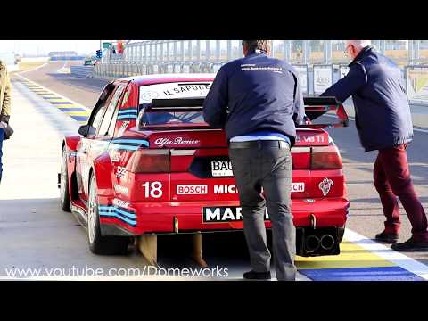 PURE SOUND! Alfa Romeo 155 V6 DTM 11.000 RPM on straight