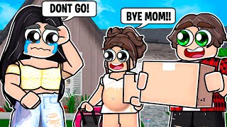 Our PREGNANT TEEN DAUGHTER is MOVING OUT! (Roblox Bloxburg Roleplay)