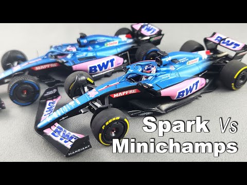 CLOSE CALL! Model Review Comparison Alpine F1 Spark V Minichamps