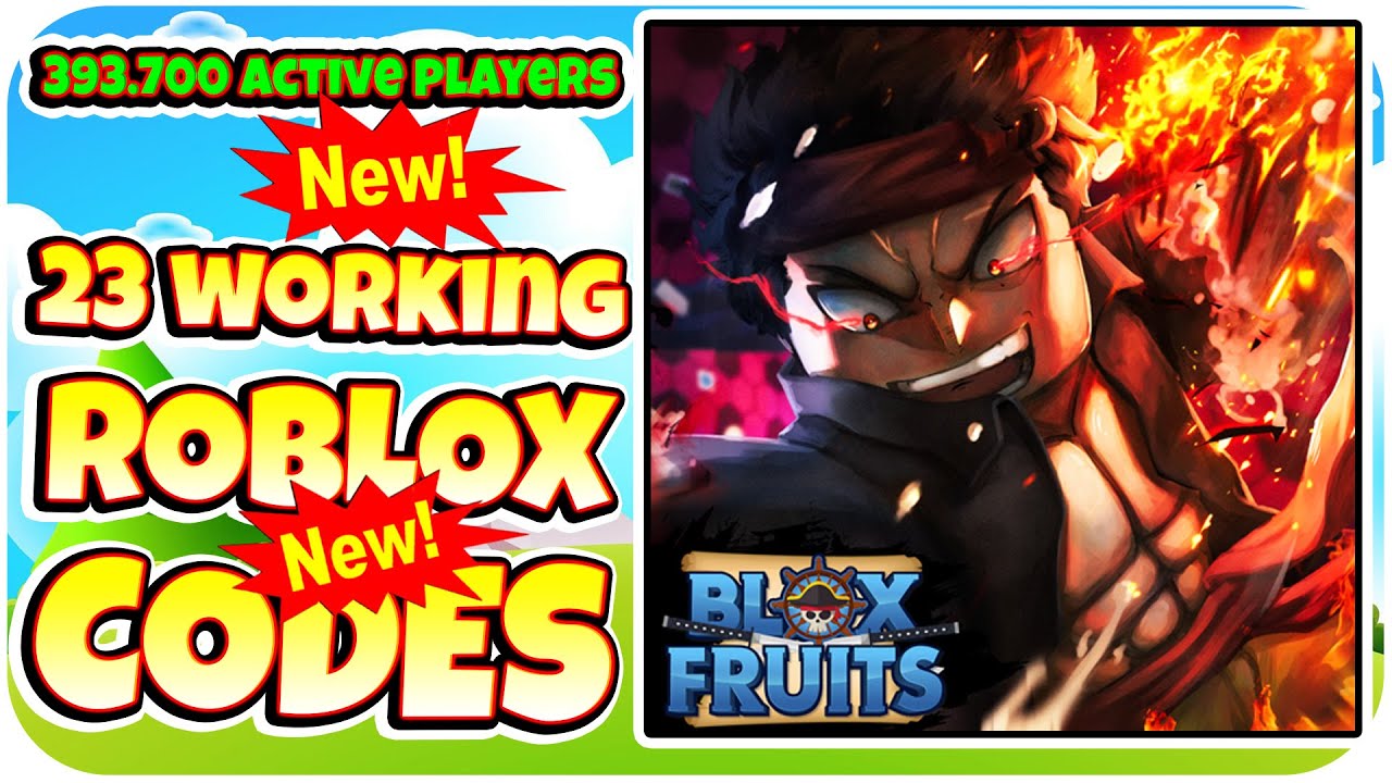 NEW* ALL WORKING CODES FOR BLOX FRUITS 2023!