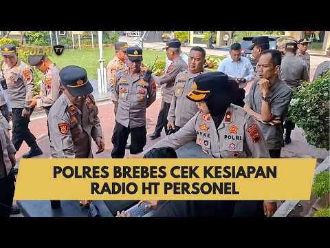 POLRES BREBES CEK KESIAPAN RADIO HT PERSONEL