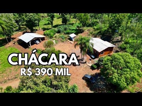 CHÁCARA À VENDA EM SANTA CATARINA  R$390MIL