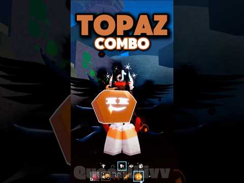 TOPAZ DIAMOND COMBO 🧡 | #Shorts #bloxfruits #roblox #queenliiivv #onepiece