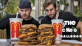 The McKEG Food Challenge! 9 Layer Quarter Pounder Burger