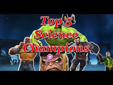 Best 5 Science Champions You Should Upgrade | 2018| Marvel Contest of Champions