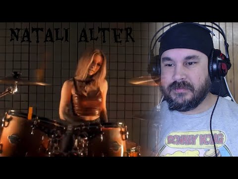 Natali Alter - Drum Cover for DOOM OST BFG Division by Mick Gordon (REACTION)