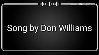 Desperately with lyrics by Don Williams  Lyrics