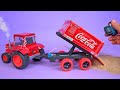 Amazing Mini TIPPER TRAILER FOR TRACTOR Made With Soda Cans