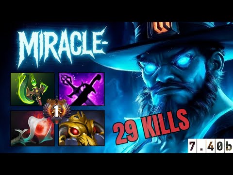 MIRACLE- STORM SPIRIT SMURFING ⚡ | 29 KILLS • PATCH 7.40b