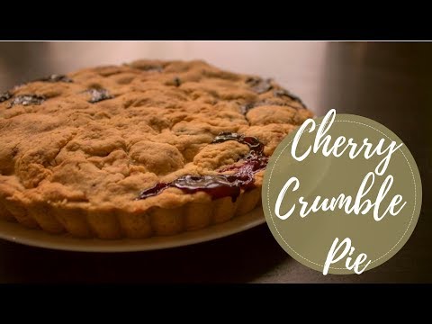 Cherry Crumble Pie - ( Healthy Version )