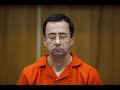Larry Nassar speaks during his sentencing