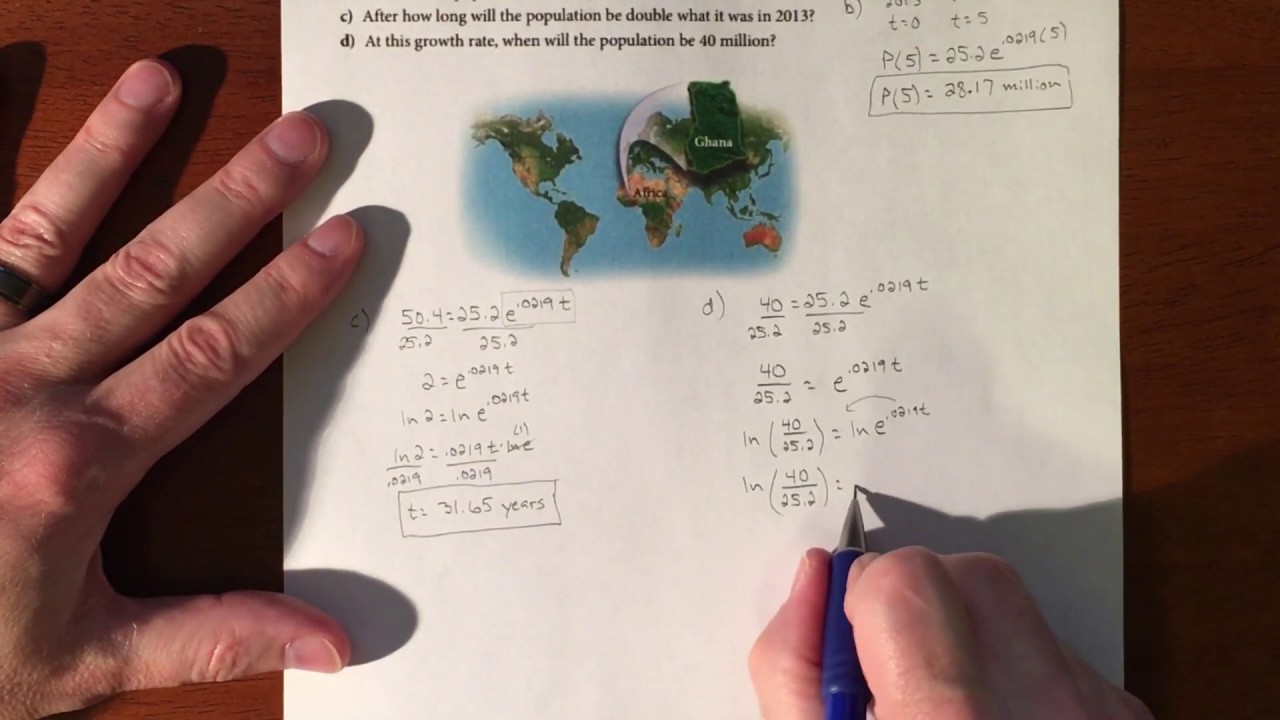 Solving Exponential Word Problems - Part 1