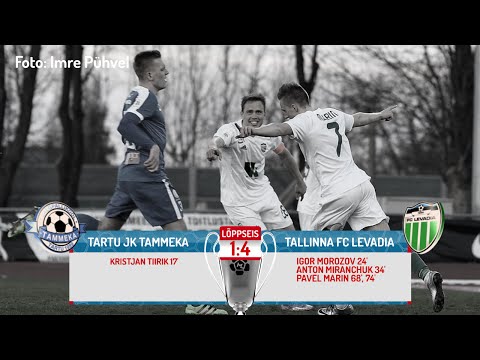 10. voor 2016: Tartu JK Tammeka - Tallinna FC Levadia 1:4 (1:2)