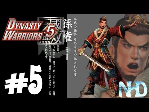 Let's Play Dynasty Warriors 5 Sun Quan (pt5) Battle of Bai Di Castle