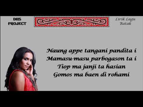 [Lirik] Lagu NA OLO DO AU Voc : Maria Calista