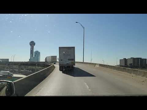 Driving through Dallas. I-35 to I-45
