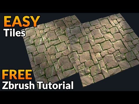 ZBrush Tutorial: Arraymesh for tiling sculpts