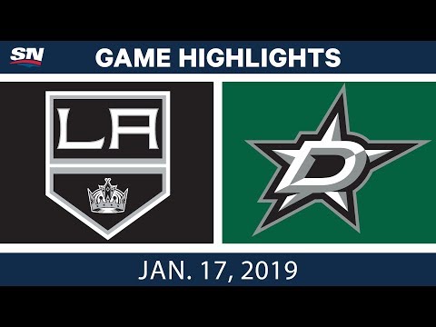 NHL Highlights | Kings vs. Stars - Jan. 17, 2019
