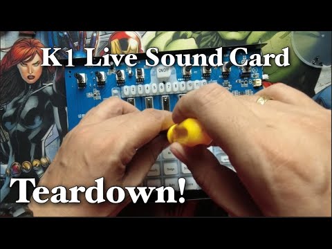 K1 Live Sound Card Teardown & Assembly