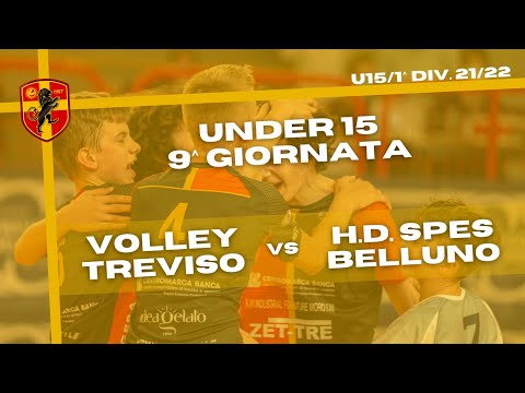 U15: VOLLEY TREVISO - SPES BELLUNO