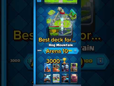 Best deck for Arena 10     #clashroyale #skill #bestdeck #arena10