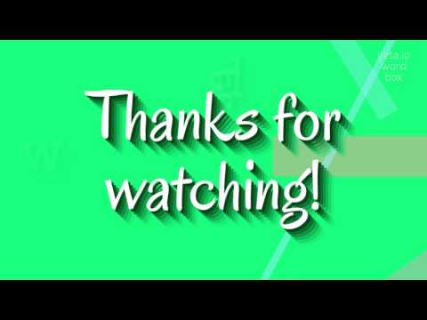 How to say "unwaged"! (High Quality Voices)